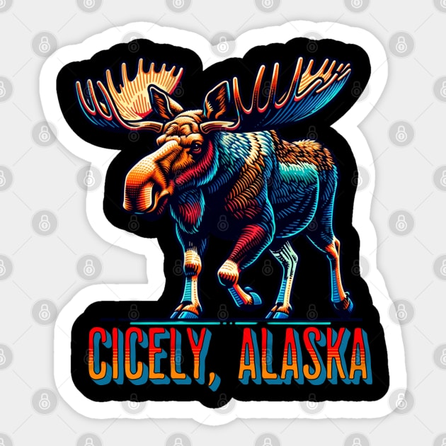 Northern Exposure Alaska Cicely Sticker by Bellinna